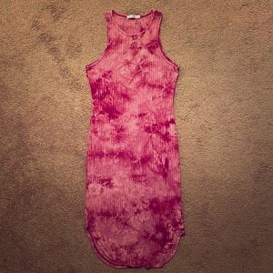 Heart ❤️ Hips Pink Tie Dye Cover Up / Dress